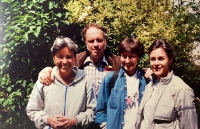 S manželem Milošem a přáteli, 2008