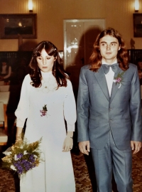 Svatba Petra a Miroslavy Fuskových (listopad 1983)
