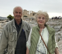 Daniel Špička s manželkou Victorií Reilly, 2023