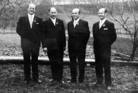 Bratři Drastíkovi, zleva Emil, Mikuláš, Jan, Josef