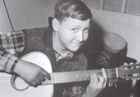 Pamětník se svou první španělkou