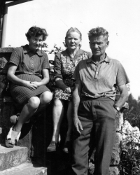 Bedřiška Vašutová s rodiči