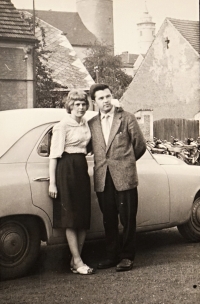 Ludvík Rezek s manželkou, 60. léta