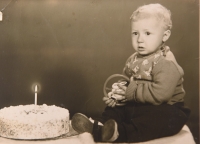 Zdeněk Hejduk slaví první narozeniny, 1960