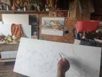 Studio at the dacha, 2021