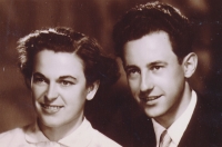 Hana a Bohumil Meissnerovi, rodiče pamětnice, 1954
