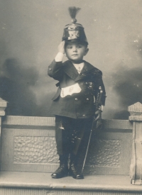 Otec pamětnice Vladimír Proisl, 1914