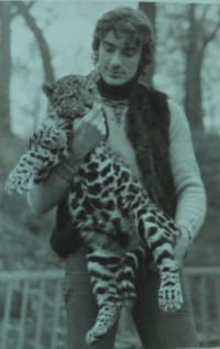  Přemysl Rabas v Zooparku v  Chomutově 