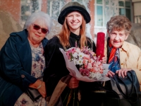 Blanka Čílová s dcerou a pravnučkou, 2023