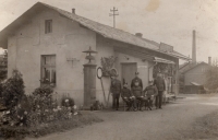 Dědeček výpravčí v Třebovicích