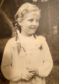 Pamětnice při prvním svatém přijímání v Kladně