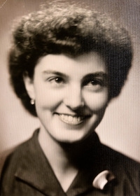 Helena Chrástková na konci 50. let dvacátého století 