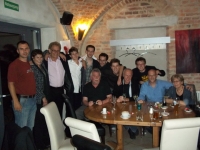 Jan Jirásek se svými studenty skladby z ISAM (International Summer Academy of Music), Ochsenhausen, 2015