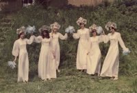 Taneční kroužek Plamínek, který pamětnice vedla
