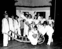 Taneční kroužek Plamínek, který pamětnice vedla