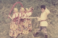 Taneční kroužek Plamínek, který pamětnice vedla