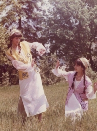 Taneční kroužek Plamínek, který pamětnice vedla