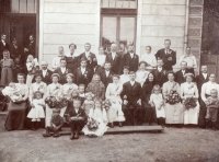 Svatba babičky Hermíny a Františka Buroňových