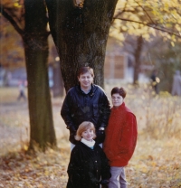 Jitka Vrátníková se sourozenci, 1991