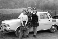 S dcerou Marií a synem Antonínem