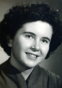 Jana Červenková v roce 1956