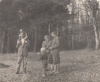 Rodina Drlíkova na výletě