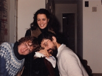 Václav Chvátal, Najiba Sbihi a Bill Cook, se kterým pracoval na problému obchodního cestujícího, po obhajobě doktorátu svého studenta