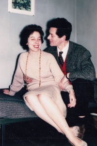 Malíř François de Lucy, přítel Václava Chvátala, se svou druhou manželkou Denisse Lyoté