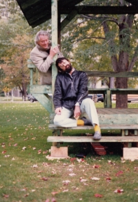 Matematik Václav Chvátal a malíř François de Lucy v Montréalu