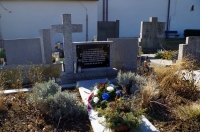 Společný hrob 82 vězňů z vlaku smrti zavražděných na konci války nacisty v Olbramovicích a Křešicích 