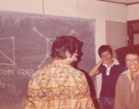 Seminář Berge - Václav Chvátal, Jean-Claude Bermond, Polly Underground; Paříž 1979