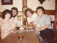 Sačije Kubota, Václav Chvátal, David Avis, Dr. Umemori; Tokio, léto 1979