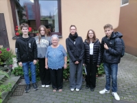 Bohuslava Slobodová s týmem z projektu Příběhy našich sousedů