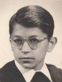 Václav Chvátal v mládí po přestěhování z Prahy do Plzně