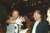 Petr Mamula s Karlem Gottem, 90. léta 20. století