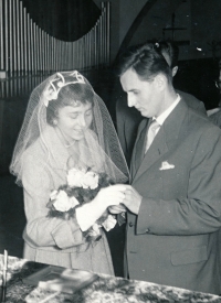 Rodiče Jana Obrmana, Miroslav a Marie Obrmanovi, 1960