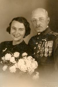 Manželé Kasprovi - Bohdan Kasper a jeho druhá žena Tereza