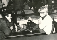 Matka R.I.Bilunova na turnaji, 1986.