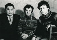 Denis s rodiči, Moskva, 1984.