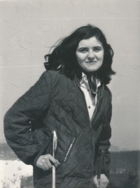Lýdie Šilarová v Krkonoších, 1972