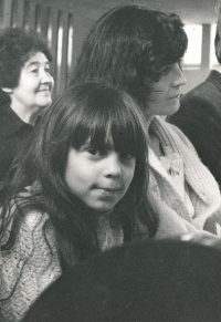 Pamětnice s dcerou Maruškou, cca 1983