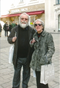 Jaroslav Kraus s manželkou v Rakousku, rok 2015