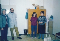 Z humanitárního tábora v Bělé pod Bezdězem, rok 1993