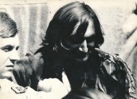 Zdeněk Bartl na Haškově Lipnici, léto roku 1969