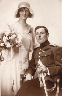 Jan a Ella Obrmanovi, prarodiče Jana Obrmana, 30. léta