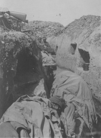 Bohdan Kasper, "Ráno v létě v zákopech, Mogyla, srpen 1916" v Srbsku