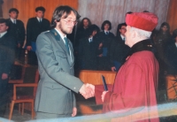 Promoce na Mendelově univerzitě, Fakulta lesnická, Brno, 1995