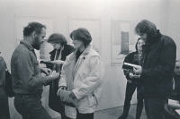 Na výstavě Josefa Hampla