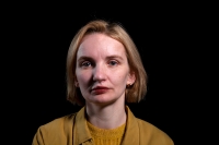 Alona Karavai during the interview, 2024