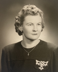 Matka Marie Svobodová, cca 1946
